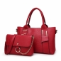 마벨 가죽 숄더백 2종세트(레드)