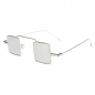 프린지 사각 선글라스(실버실버)