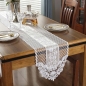 아벨리 레이스 도트 테이블 러너(30cmx210cm) (화이트)
