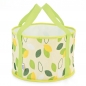나뭇잎 접이식 방수 바구니 15L(그린)