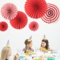 파티용 페이퍼휠 6세트(레드)