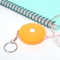 비비 열쇠고리 미니줄자(1.5M) (오렌지)
