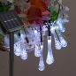 [도토로] 태양광 LED 20구 물방울 가랜드 전구(3m) (백색)