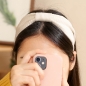 [엔젤슈슈] 리본 골지 터번 헤어밴드(아이보리)