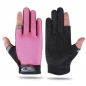 메쉬 남성 2컷 스포츠 장갑(핑크)