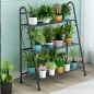 사다리형 화분진열대 (다크그레이)