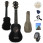 로하 백양나무 소프라노 우쿨렐레 풀세트(7종) (블랙)