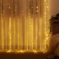 [은하수] LED 300구 USB 반딧불 커튼전구(3mx3m) (웜색) (리모콘포함)