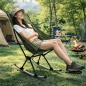 2WAY 릴랙스 스윙 캠핑의자(카키)