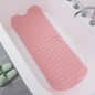 타일흡착 미끄럼방지 욕조 욕실매트(40x100cm) (라이트핑크) 