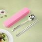 메이트 휴대용 수저(핑크)