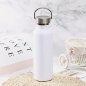 투데이 이중스텐 보온병(1L) (화이트)