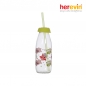 [튀르키예 헤르빈] 부엉이 유리물병 500ml (그린) (빨대포함)